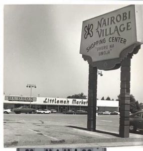 Nairopi Shopping Center sign