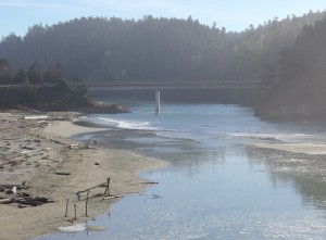 King tide at Big River Beach