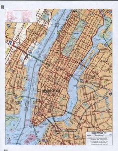 Map of Manhattan